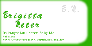 brigitta meter business card